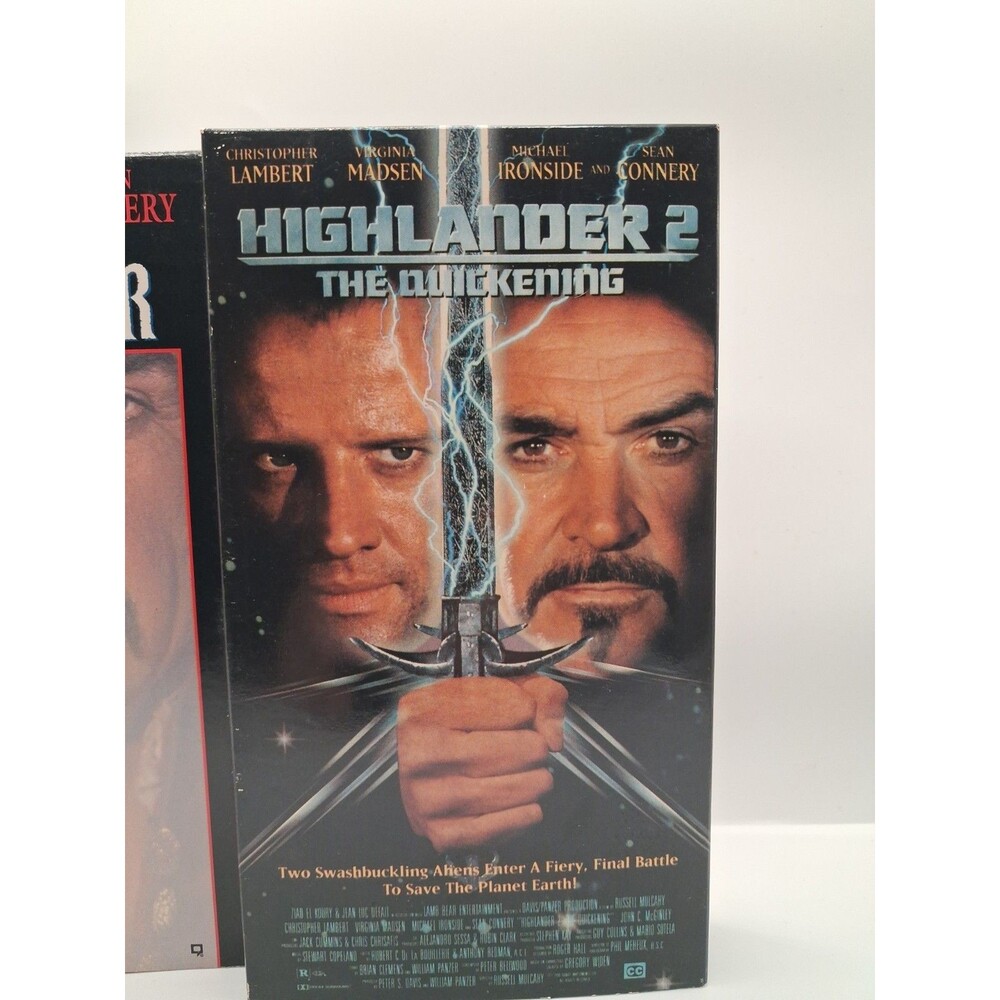 Highlander 1 & 2 (VHS) - Picture 3 of 6